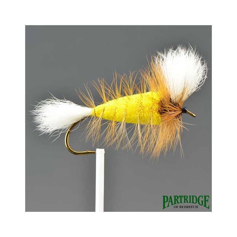 SHADOW Bomber Tail-Brown Hackle Fly Black (Size: 6)