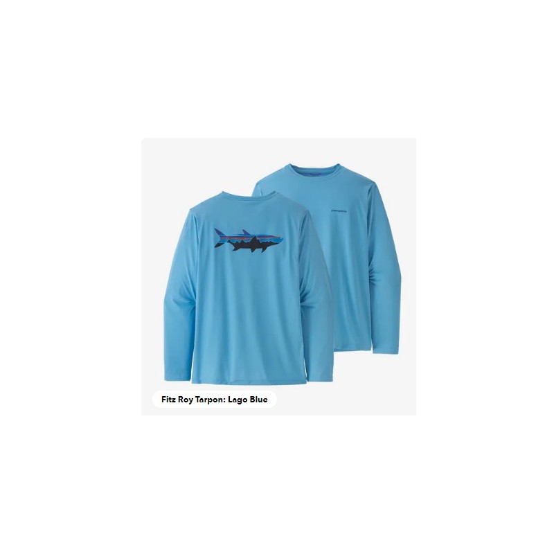 Patagonia - Men's L/S Cap Cool Daily Fish Graphic Shirt - Patagonia - L'ami  du moucheur